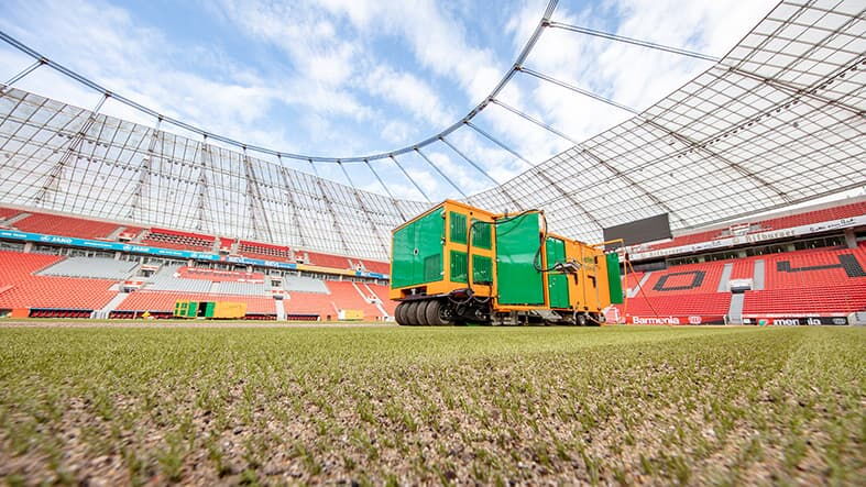 Hybridrasen BayArena Bayer Leverkusen