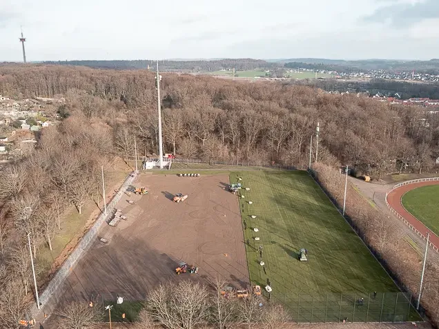 Trainingsplatz des VfL Osnabrück auf der Sportanlage Schinkelberg