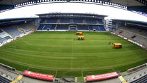 Installation Sporthybrid R Hybird Turf for DSC Arminia Bielefeld
