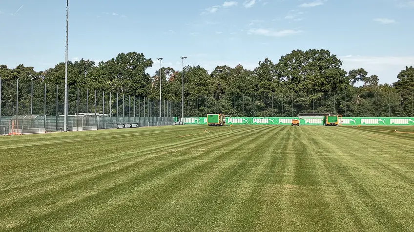 Der Trainingsplatz von Greuther Fürth erhält einen Hybridrasen
