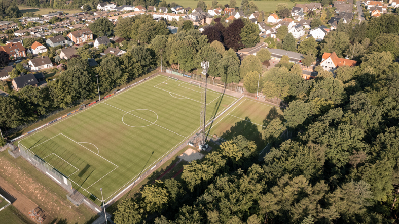 neuer Kunstrasenplatz in Bielefeld Theesen