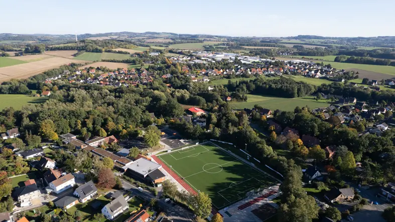 Sportanlage in Vlotho Exter mit Kunstrasenplatz